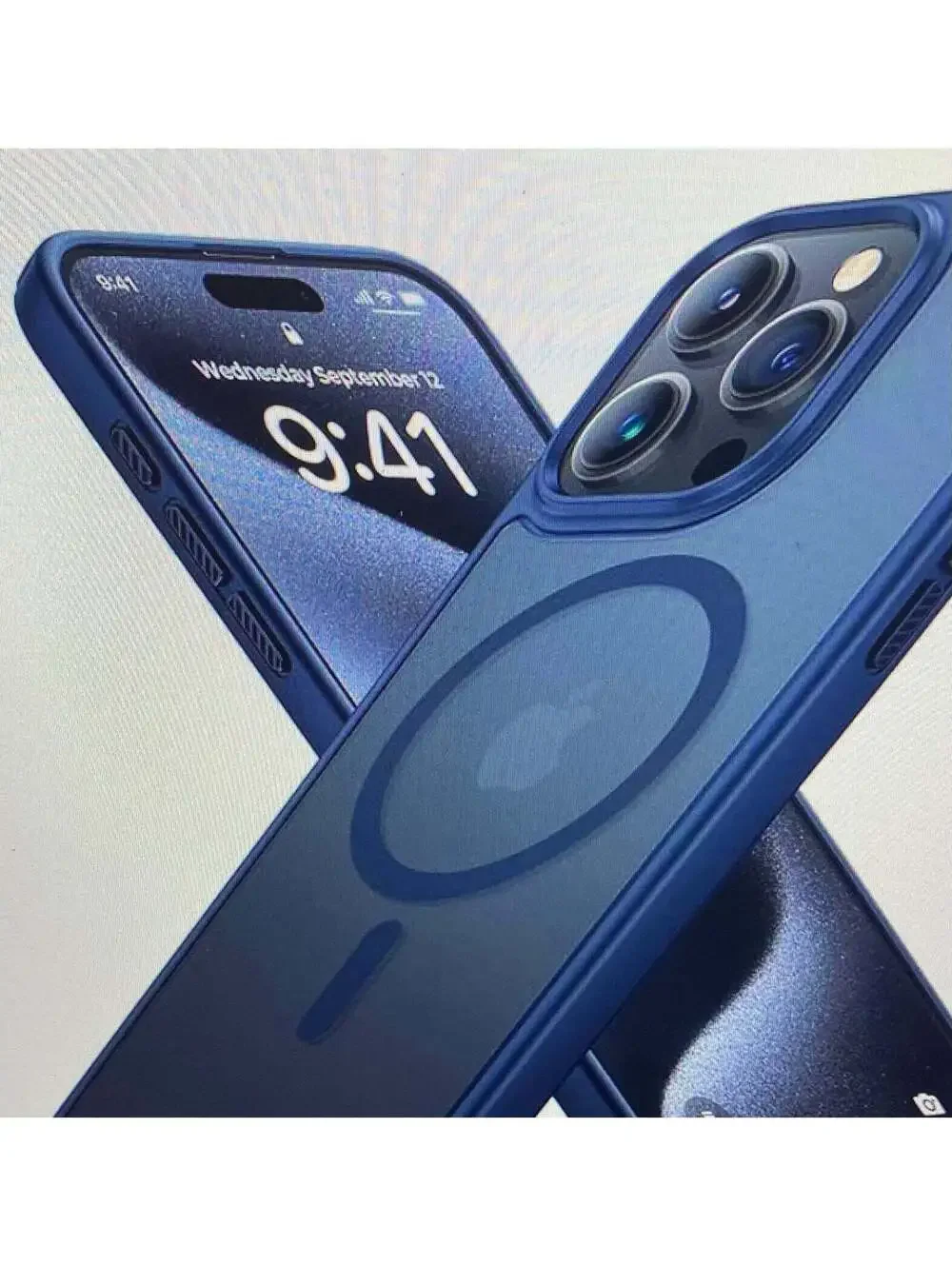Humixx Case for iPhone 15 Pro MagSafe Blue